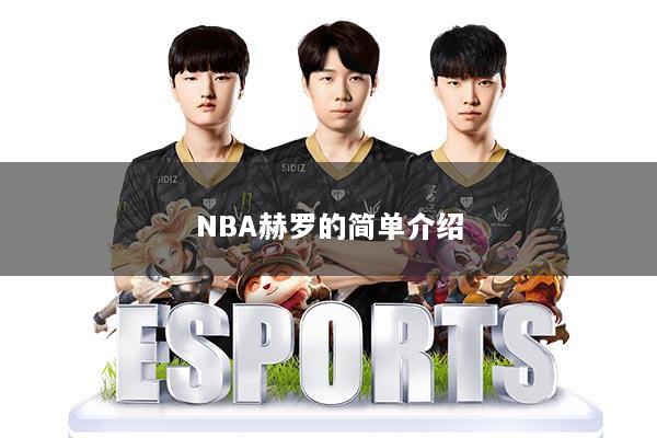 NBA赫罗的简单介绍